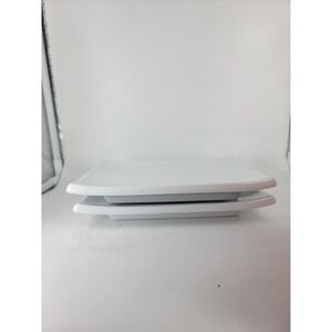 BIA Cordon Bleu‎ Footed Sushi Serving Plate 8" X 5.5" Set 2 White Restaurantware